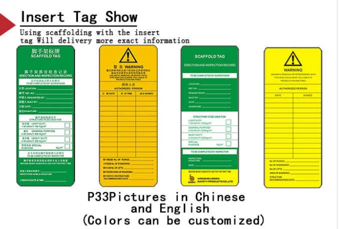 Держатель для бирки лесов BD-P34 с вставкой на англ.яз. Держатель для бирки лесов BD-P34 с вставкой на англ.яз.